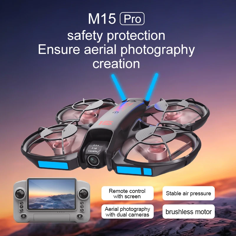 2026년형 신제품 M15 FPV 드론: 화면, 브러시 - Drone Camera Hd 리뷰 및 가격