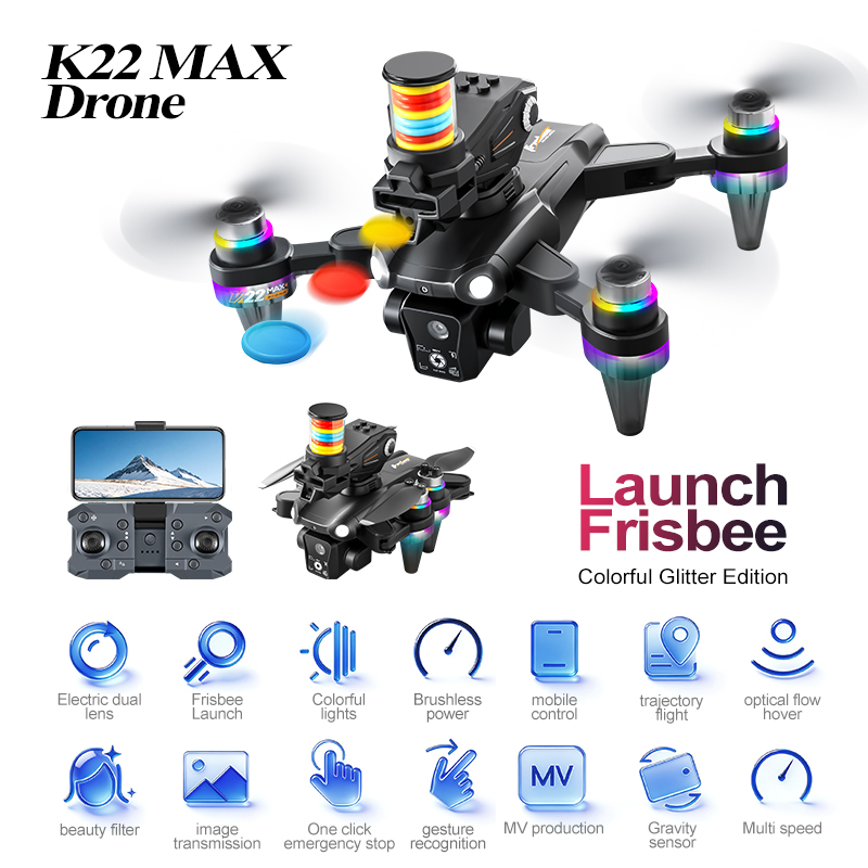 JCMO K22 MAX 프리스비 발사 드론 전문가용 H - Drone Camera 4K 리뷰 및 가격